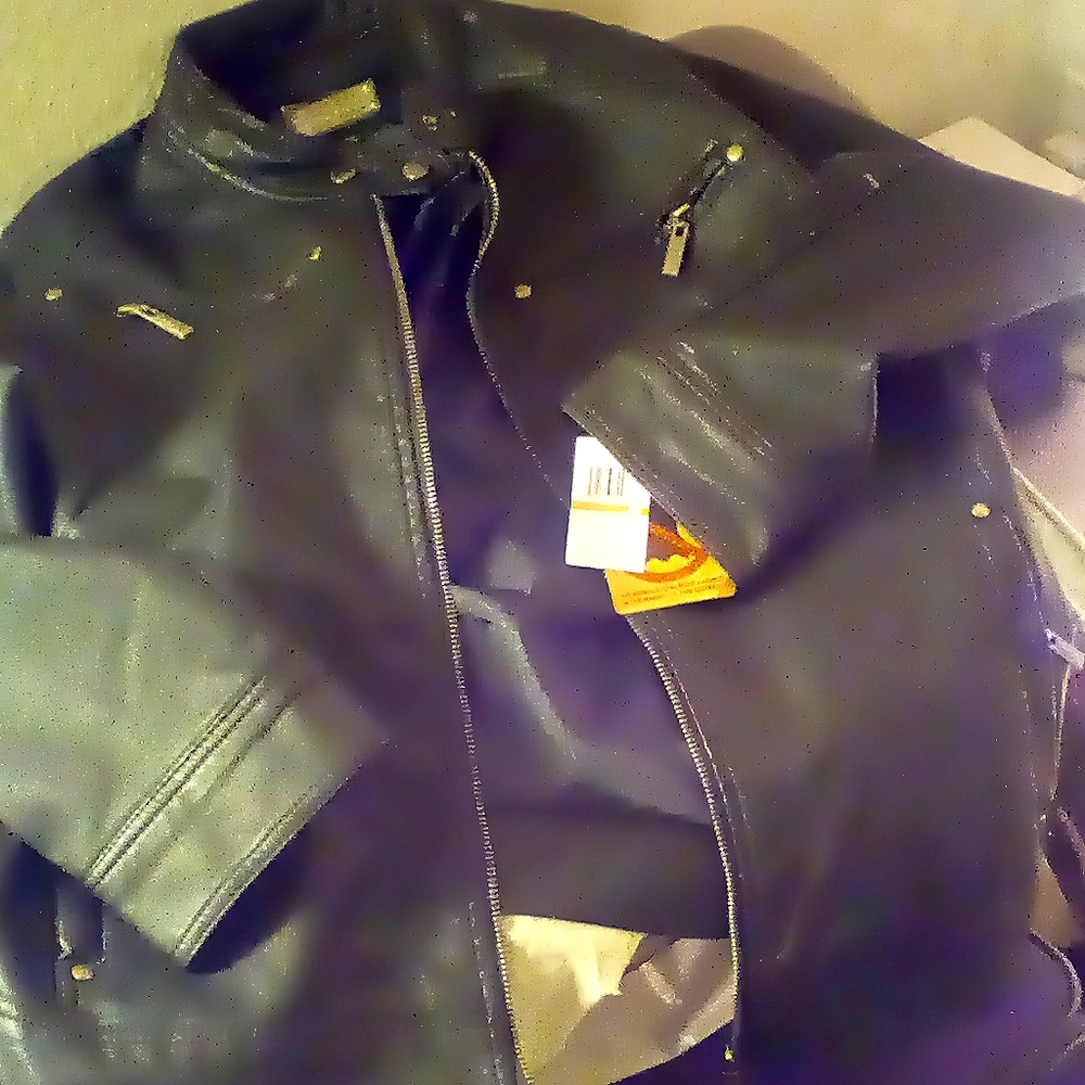 JOUJOU Women's Leather Coat
